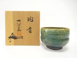 小樽窯造　均青　茶碗